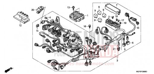 IMPIANTO ELETTRICO (CBR1000RR/S) CBR1000RRC di 2012